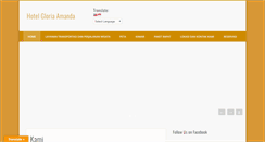 Desktop Screenshot of gloriaamanda-hotel.com
